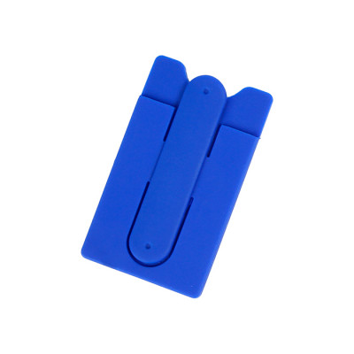 Porta tarjetas y soporte para celular fabricado en silicón de alta densidad con adhesivo 3M.