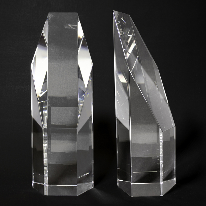 Accesorios de oficinas Trofeo de cristal diagonal1