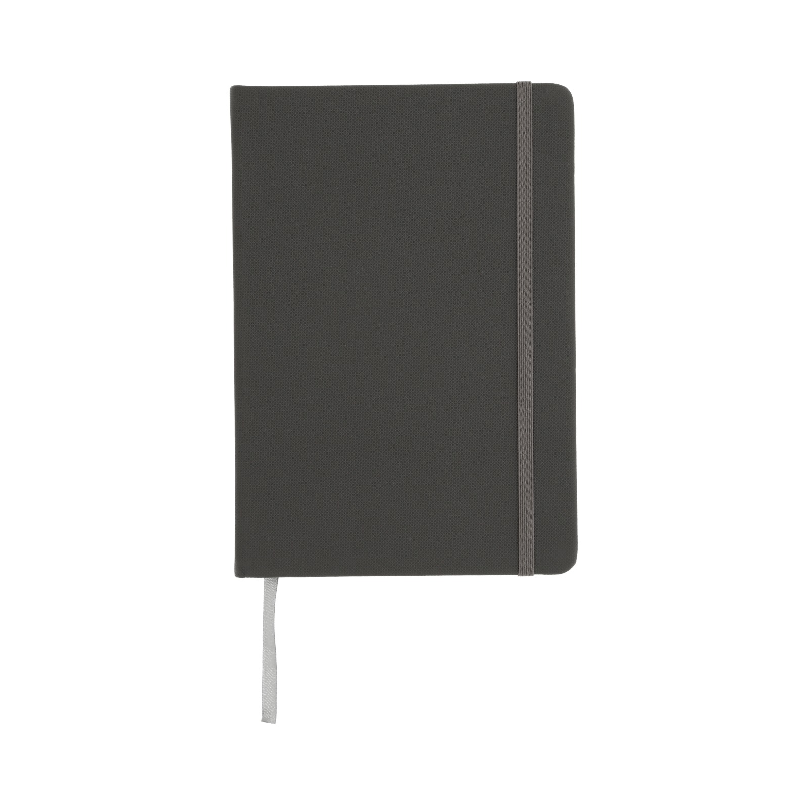 Libreta de poliuretano con 90 hojas de raya, banda elástica para sujetar cubierta y textura.9