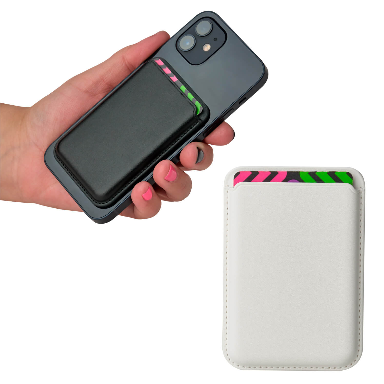  Tarjetero universal de poliuretano para celular con imán