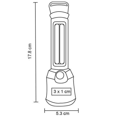  Lámpara recargable de luz LED1