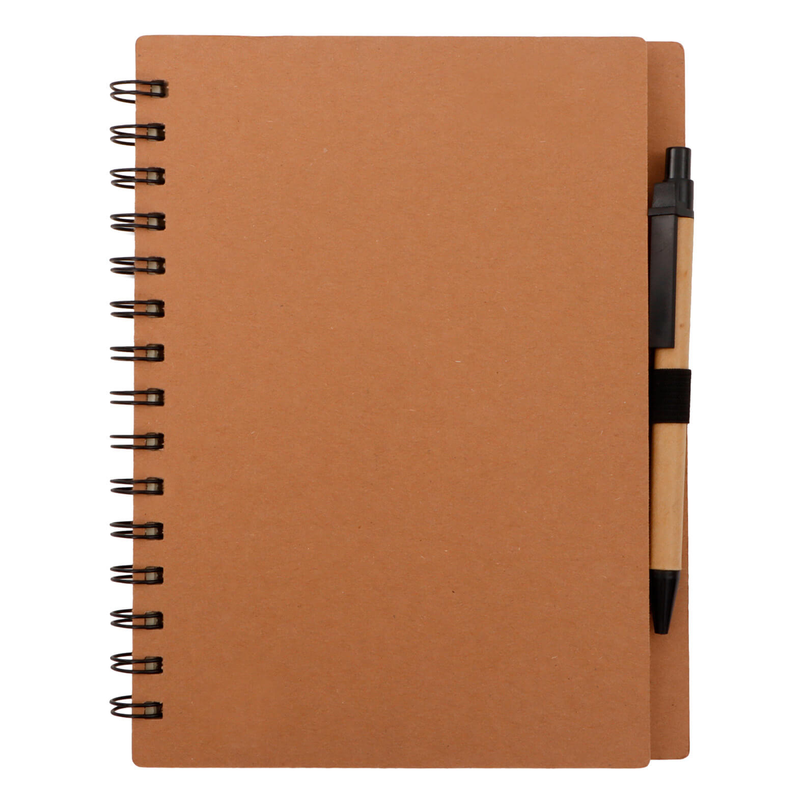  Libreta de cartón con 70 hojas rayadas, espiral y bolígrafo3