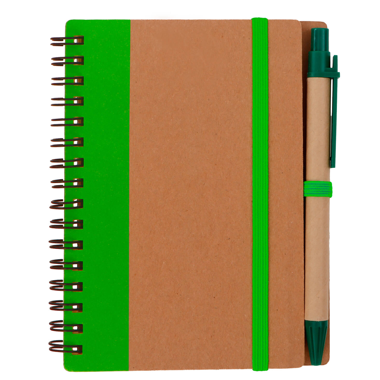  Mini libreta de papel reciclado con bolígrafo6