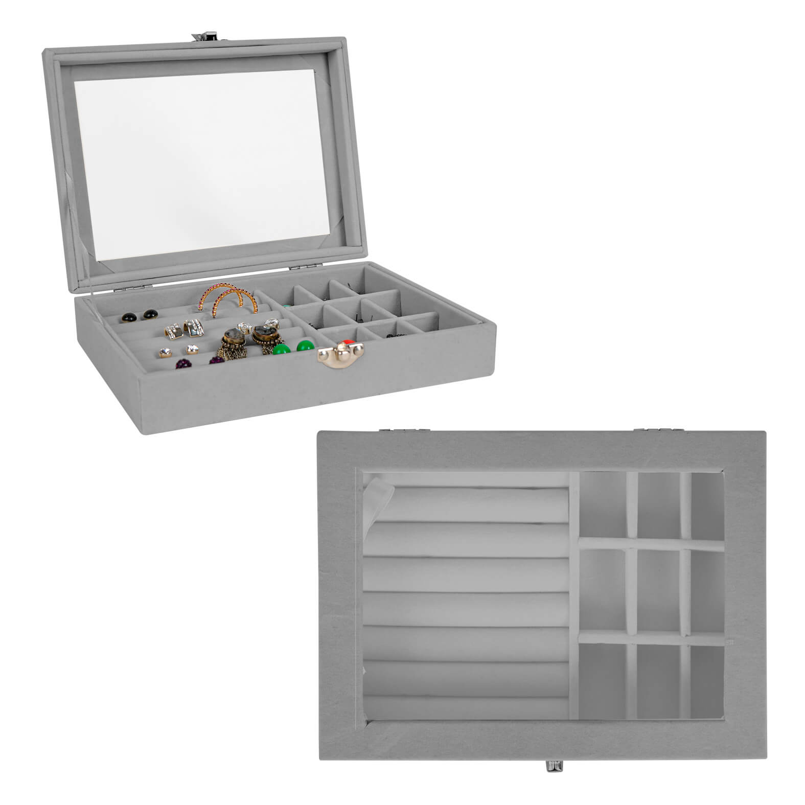  Organizador de joyas de gamuza AIME