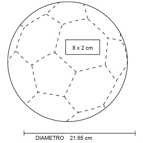  Balón de fútbol talla 5 CR71
