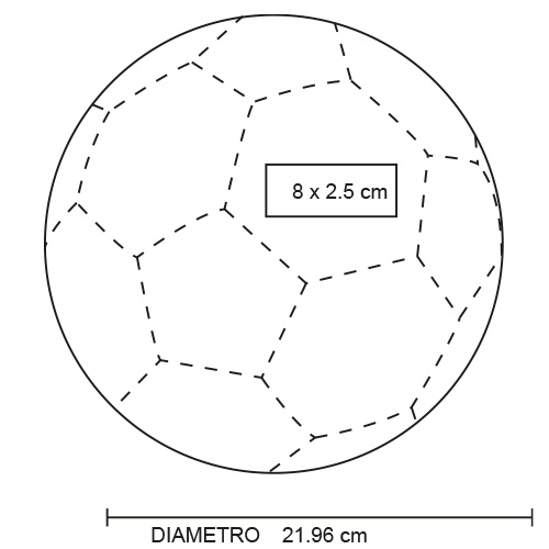  Balón de futbol talla 5, YAMIL1
