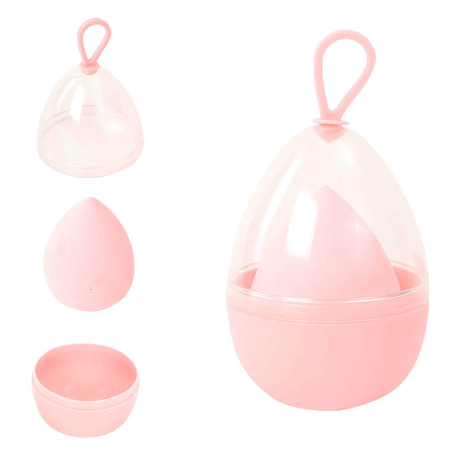  Esponja para maquillaje en forma de gota, con estuche