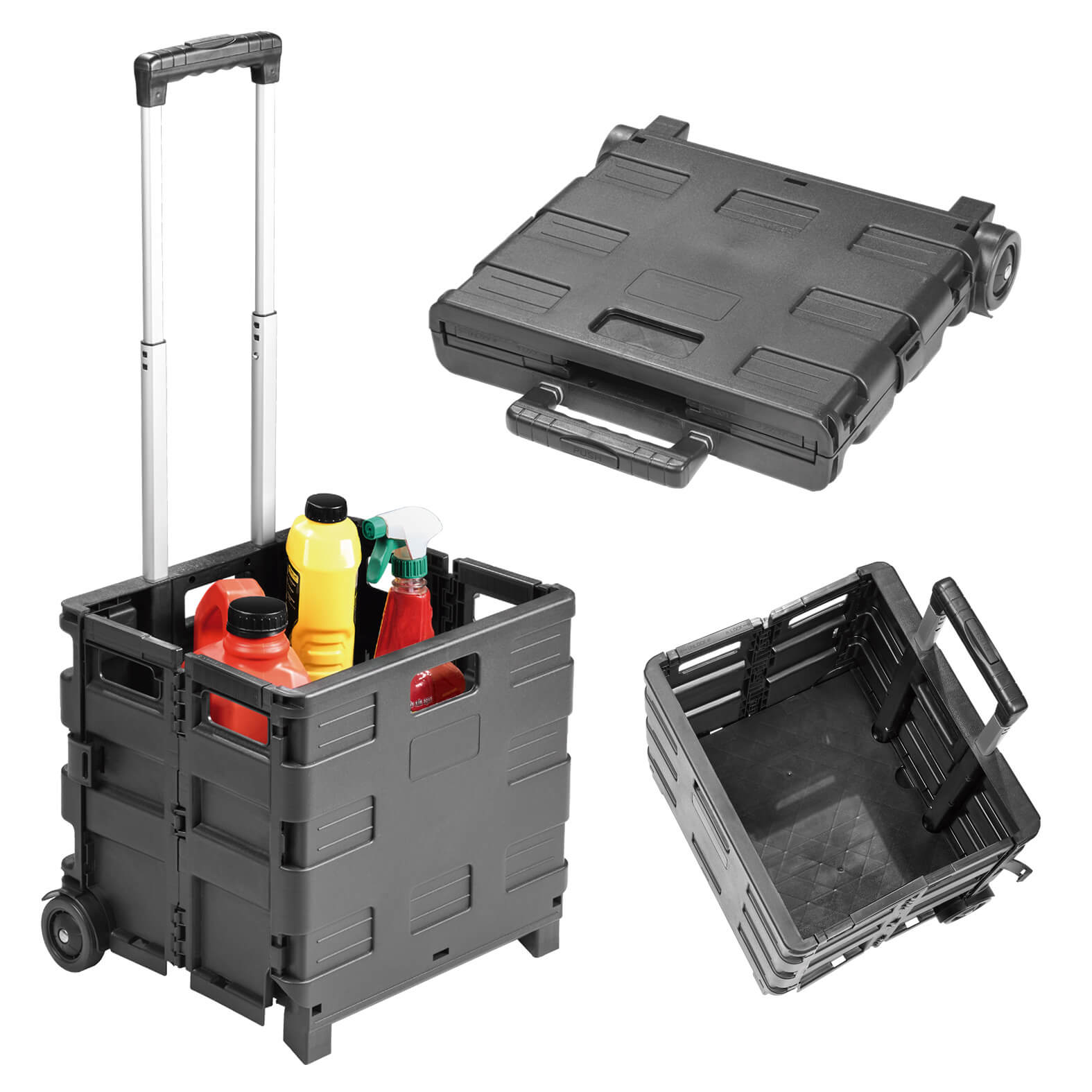  Carrito plegable portátil para supermercado