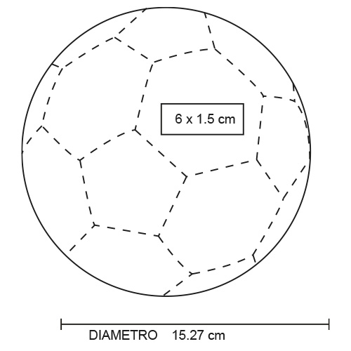  Balón de fútbol talla 2 OLIVER1