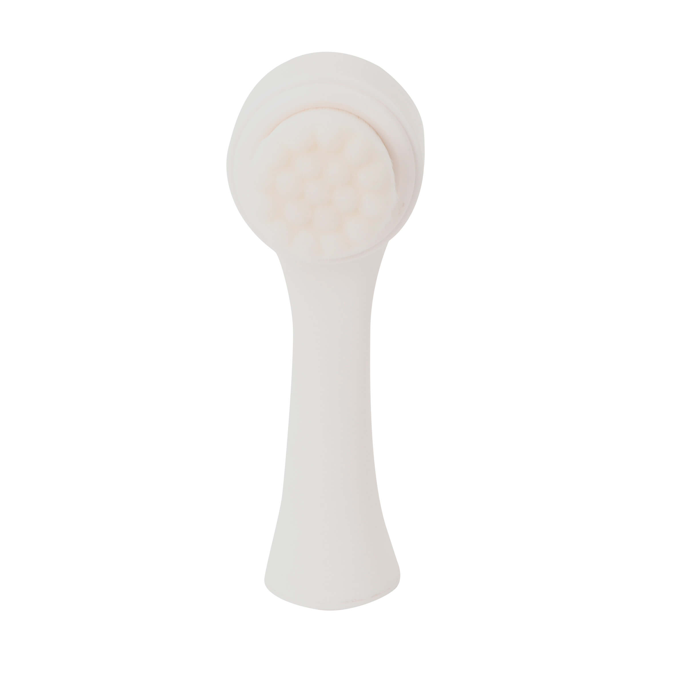  Cepillo limpiador facial de doble cara con mango ergonómico2