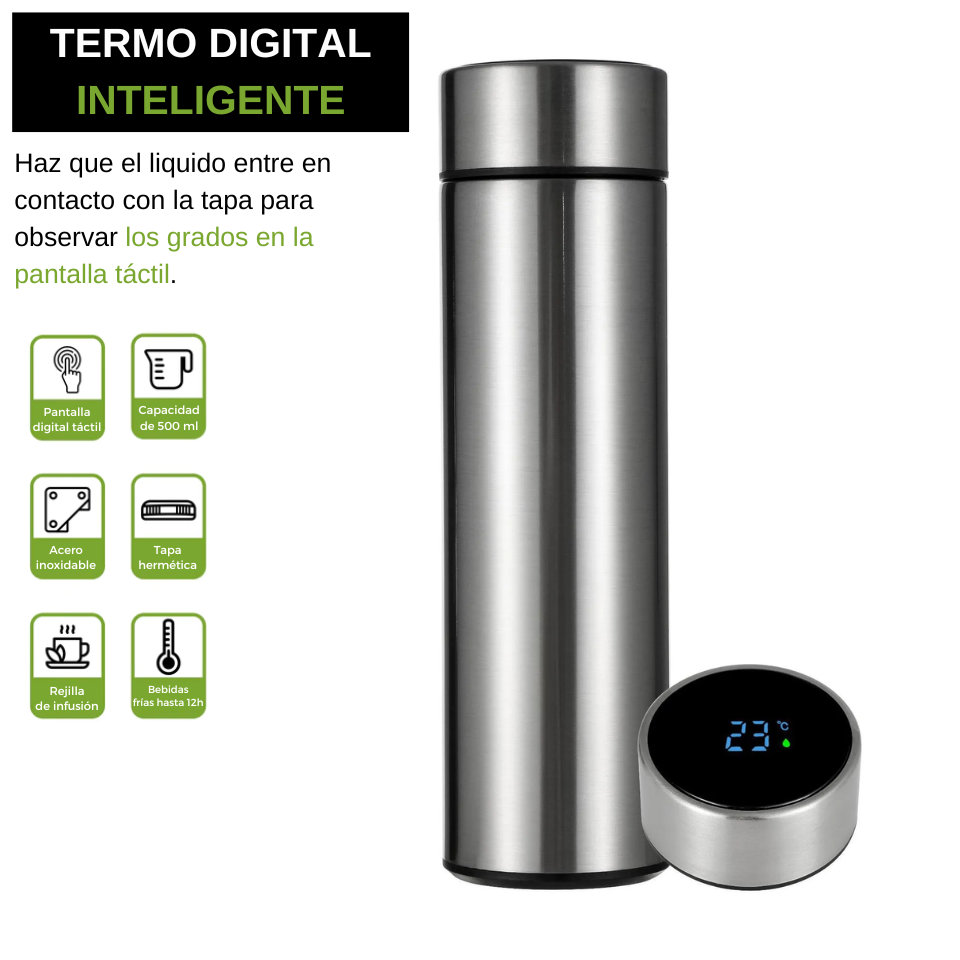  TERMO DIGITAL “SMART” ACERO INOXIDABLE5