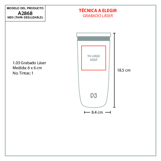 TERMO DOBLE PARED DE GRANO DE CAFÉ NAYAD NEO -TAPA DESLIZABLE A2868 CAFÉ4