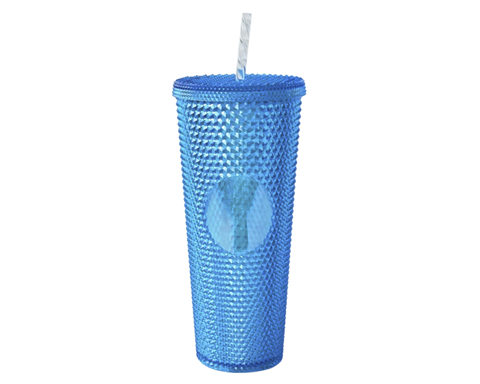  VASO DE PLÁSTICO DOBLE PARED TEXTURIZADO COCONUT10