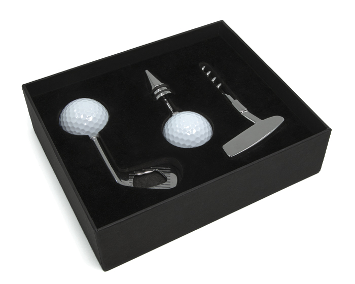  SET DE ACCESORIOS PARA VINO DE GOLF GOLFITO5