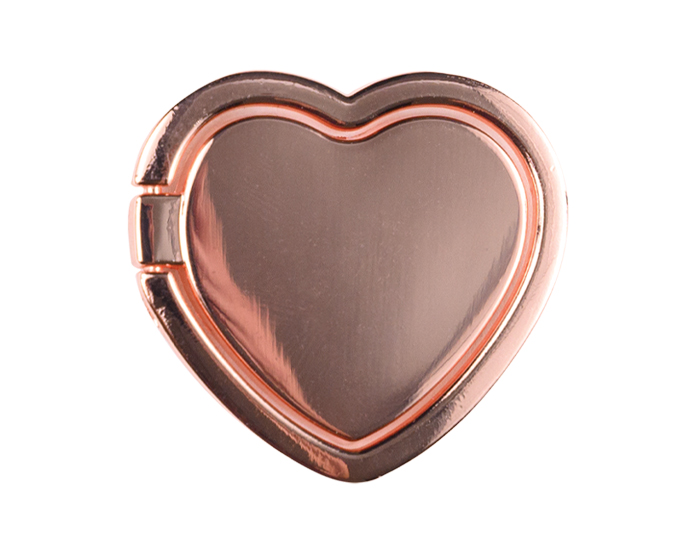  ANILLO CON SOPORTE PARA CELULAR EN FORMA DE CORAZÓN LOVER5