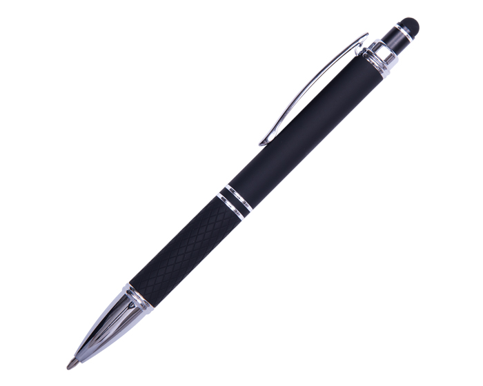  BOLÍGRAFO DE ALUMINIO STEVIA DE TINTA AZUL
