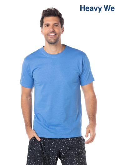  C0300  Playera Peso Completo Cuello Redondo Manga Corta para Caballero · 100% Algodón · Color Negro1