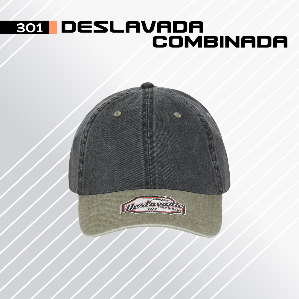 Gorra Deslavada Combinada12
