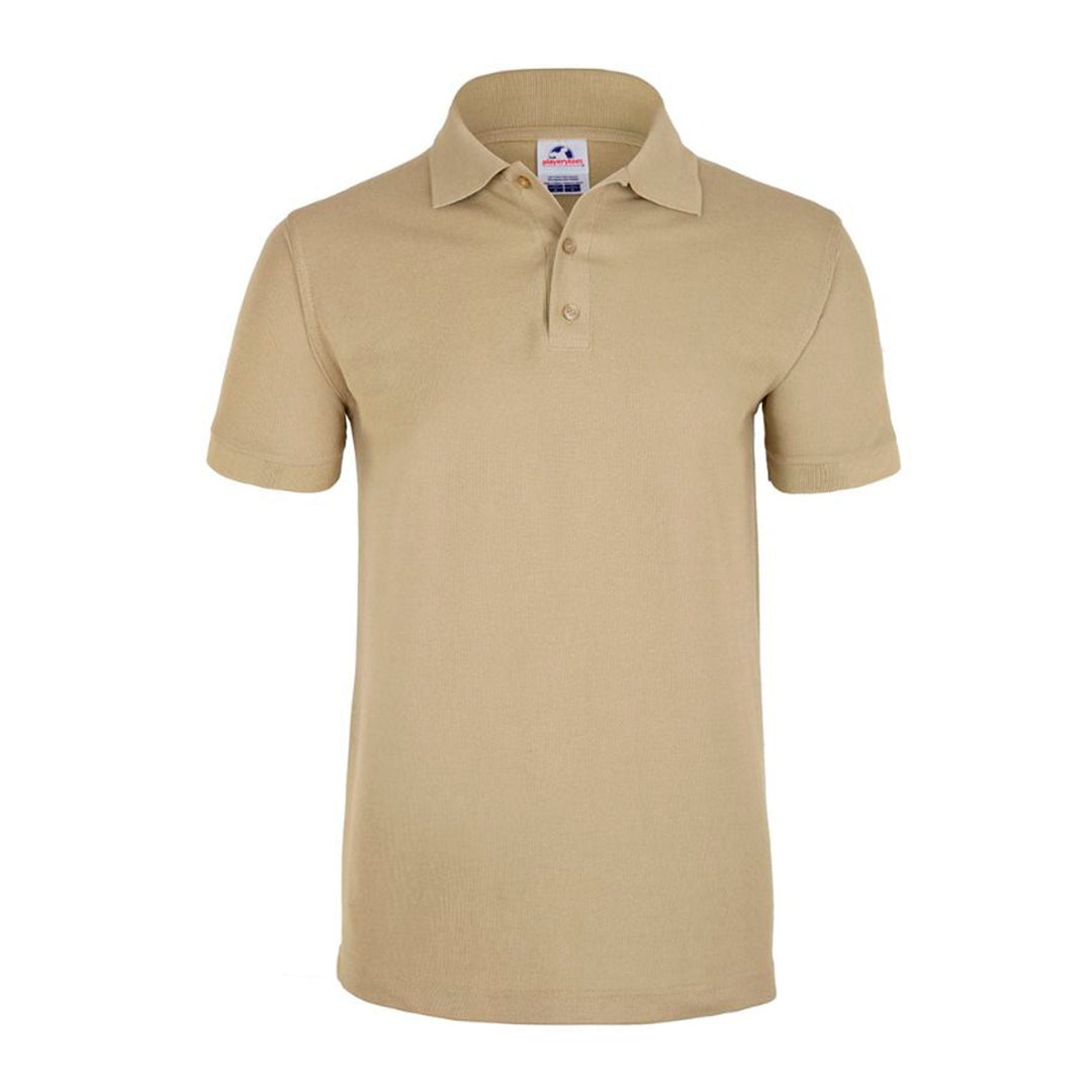  Playera Deportiva Playerytees 600C Caballero Polo Manga Corta 50% Algodón y 50% Poliéster36