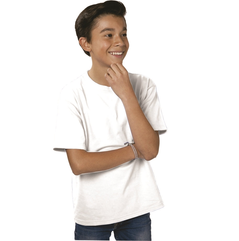  Playera Niño M&O 4850 Manga Corta 100% Algodón0