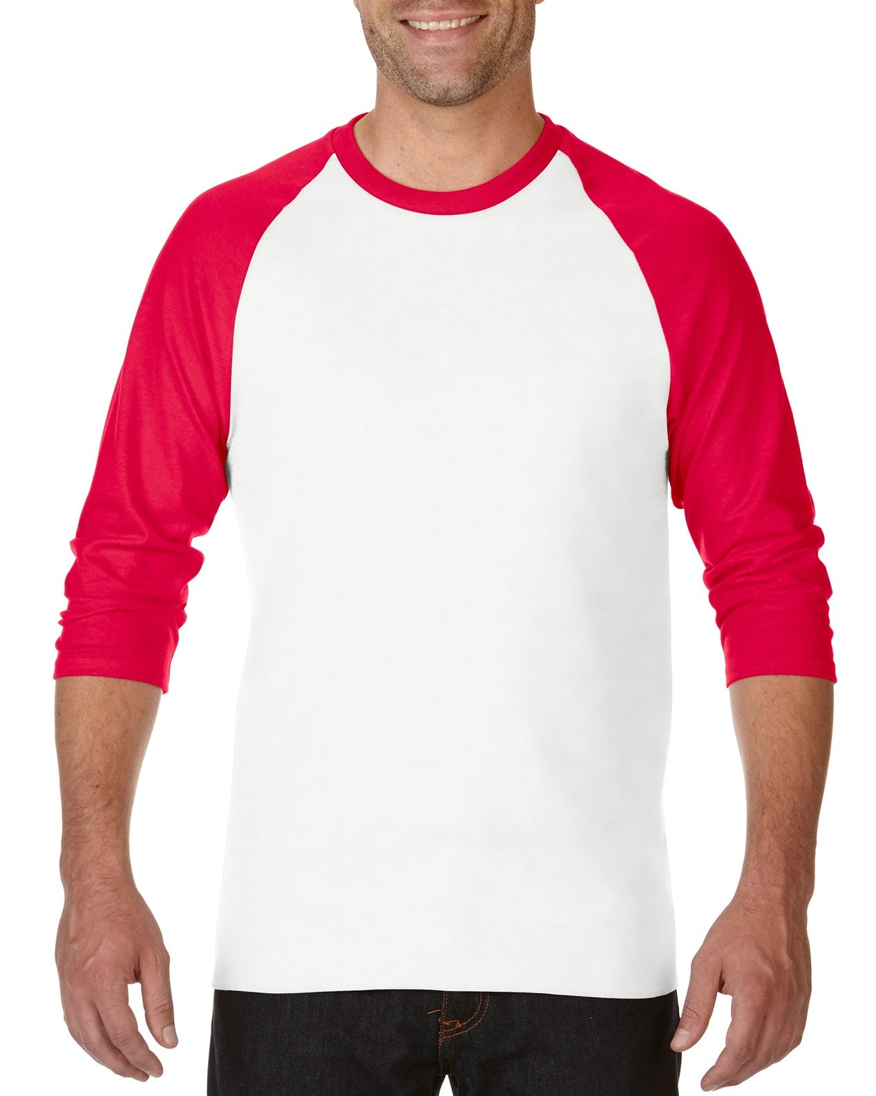  Playera Gildan 5700  Raglan 3/4 100% Algodón9