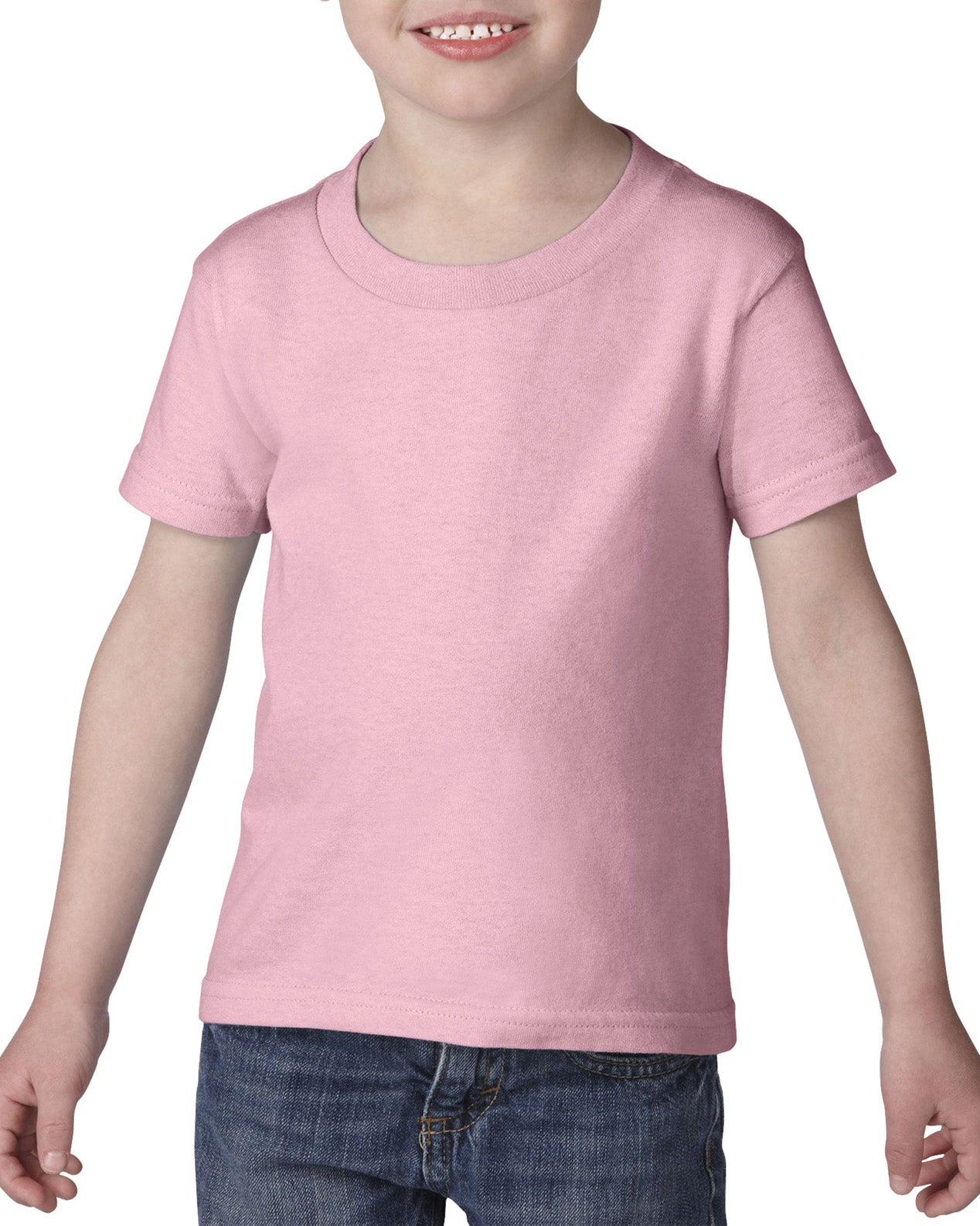  Playera Gildan Juvenil 5100P Manga Corta 100% Algodón0