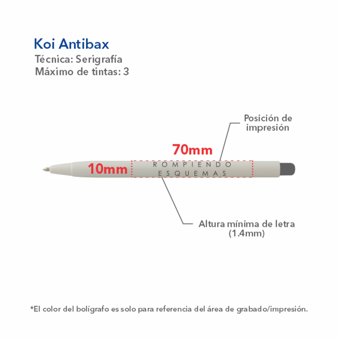 Boligrafos Koi Antibax Tinta Azúl5