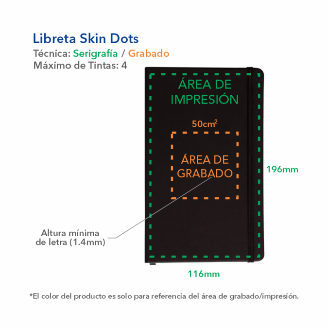 Carpetas y libretas Skin Dots15