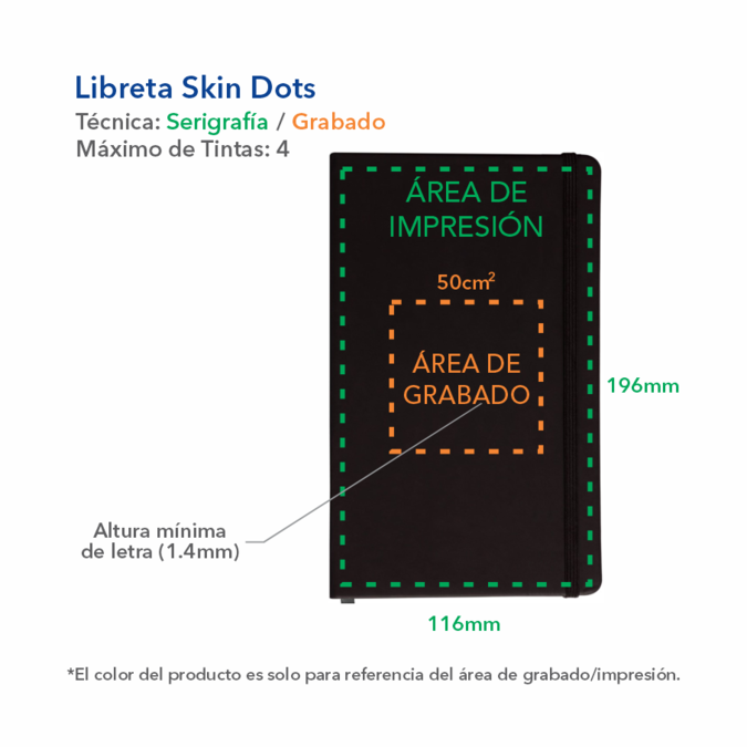 Carpetas y libretas Skin Dots19