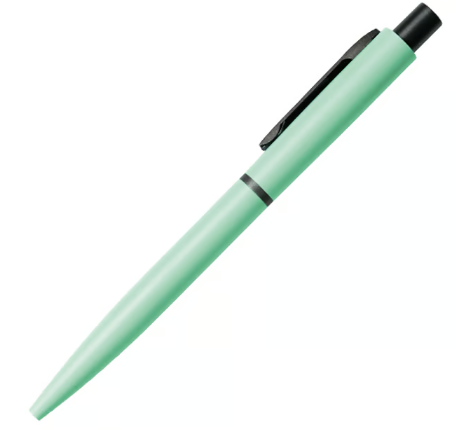Bolígrafo retráctil con barril de aluminio, botón y clip cromados, tinta de escritura negra.6
