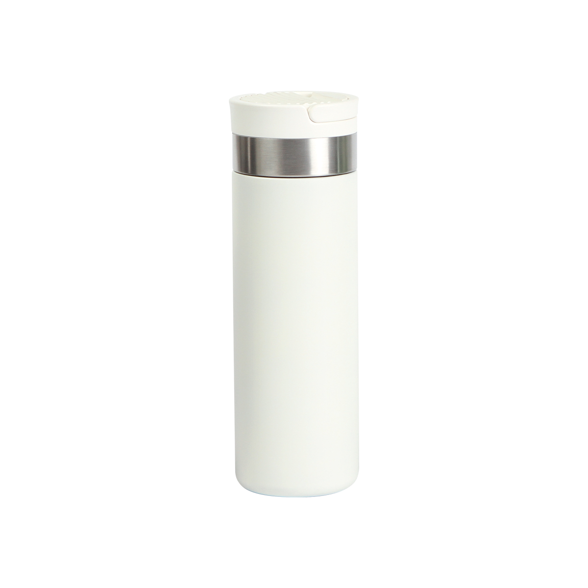 Termo de acero inoxidable doble pared con pastillero, rejilla para te y porta celular en la tapa. Fabricado en materiales de grado alimenticio, mantiene bebidas frías o calientes por un largo tiempo. No usar en microondas. Capacidad de 500 ml. Incluye ca6
