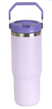 Termo de acero inoxidable de doble pared con tapa plástica, popote y asa. Nuestra botella está fabricada en materiales de grado alimenticio y el acero inoxidable permite mantener tus bebidas frías o calientes por un largo tiempo. El popote puede contra11