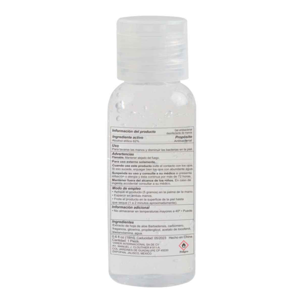 Gel Antibacterial En Bote3