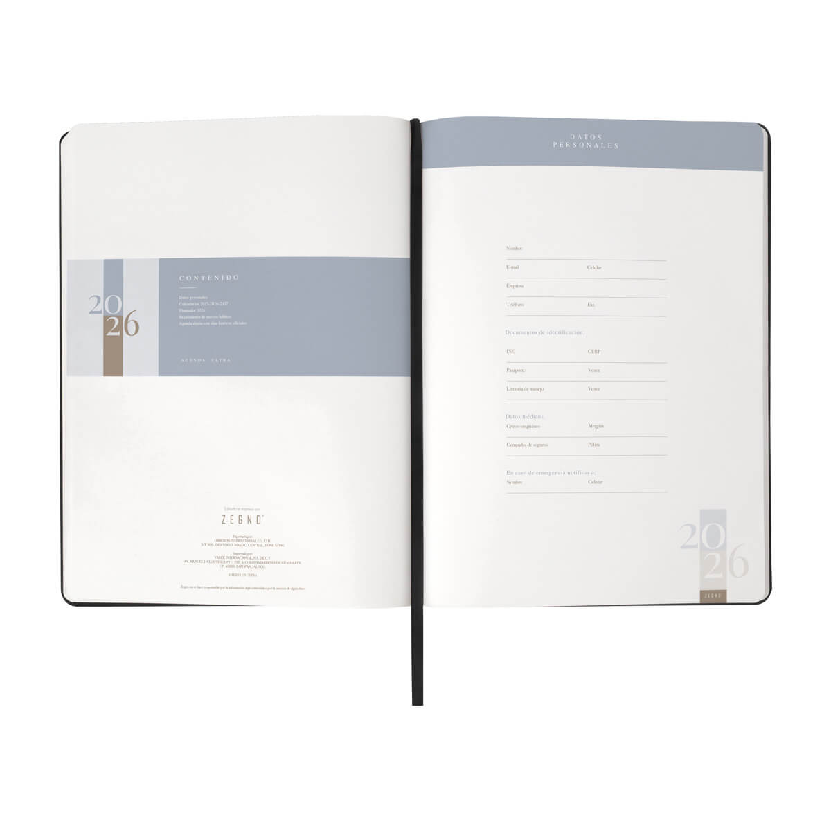  AGENDA DIARIA ULTRA 202614