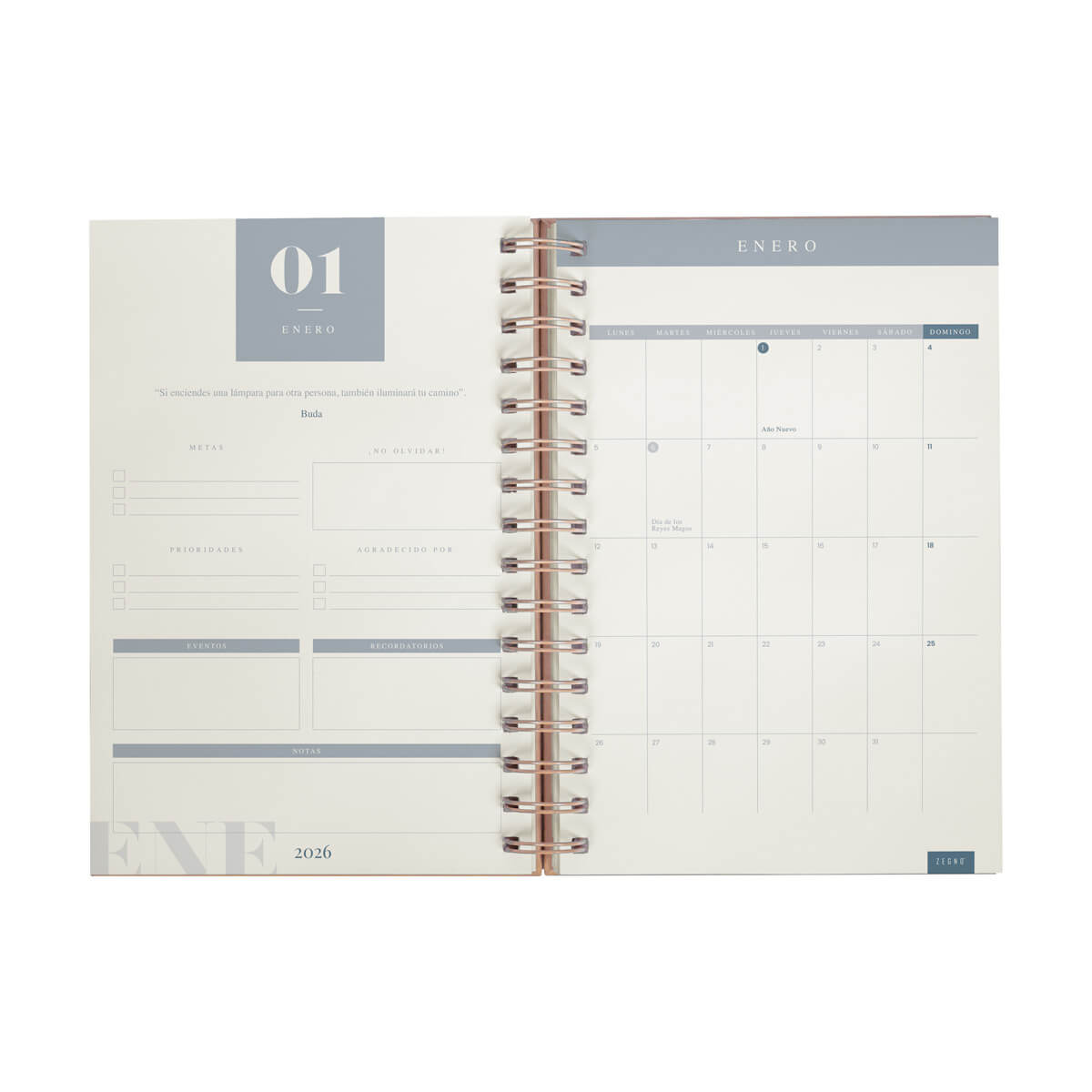  AGENDA DIARIA LETTE 202615