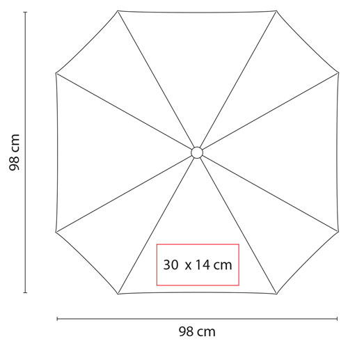 Paraguas Cuadrado8